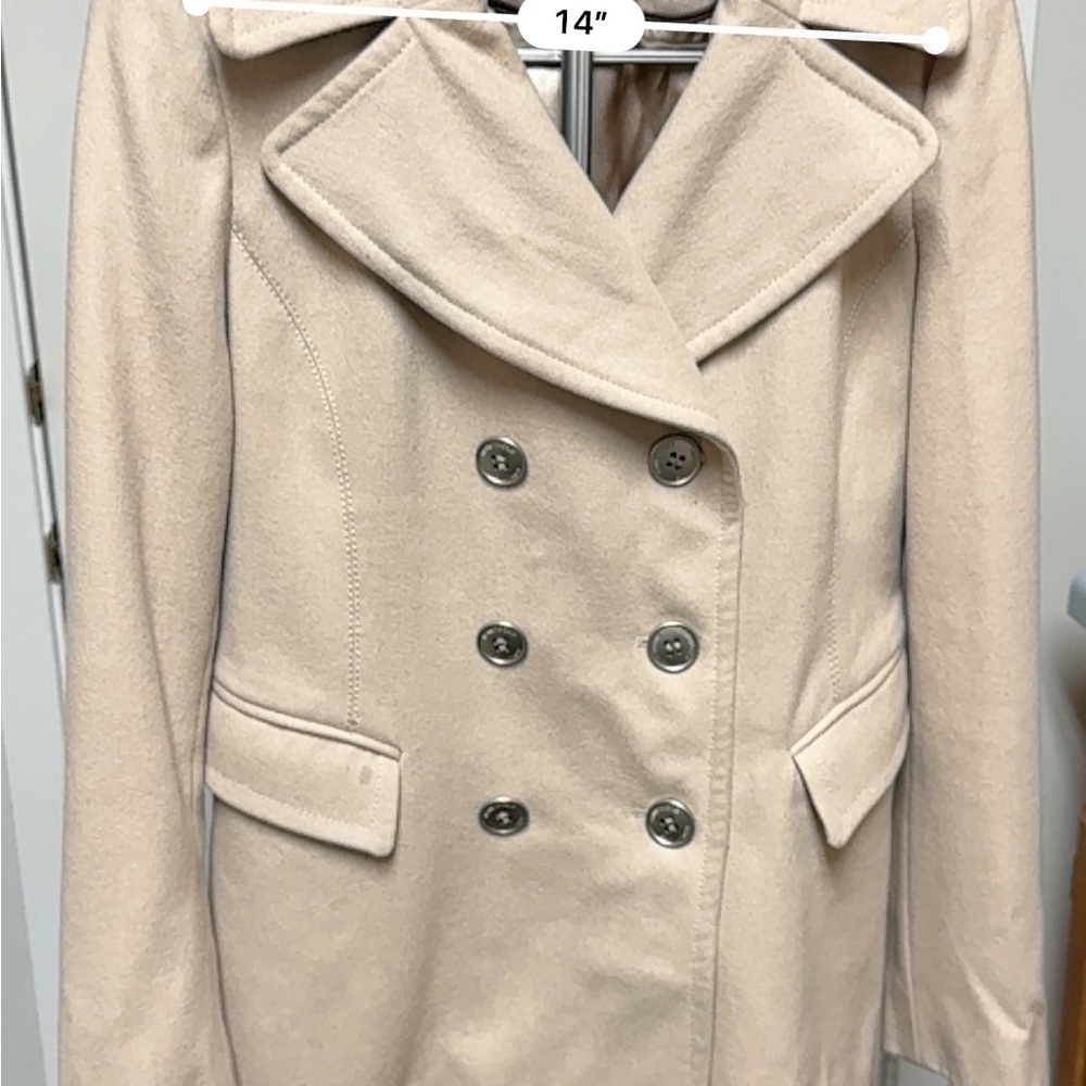 Kenneth Cole Women’s Wool Blend Pea Coat – Size 10 - Picture 5 of 7